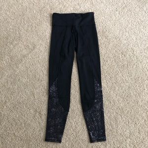 Athleta Foil Splatter Leggings